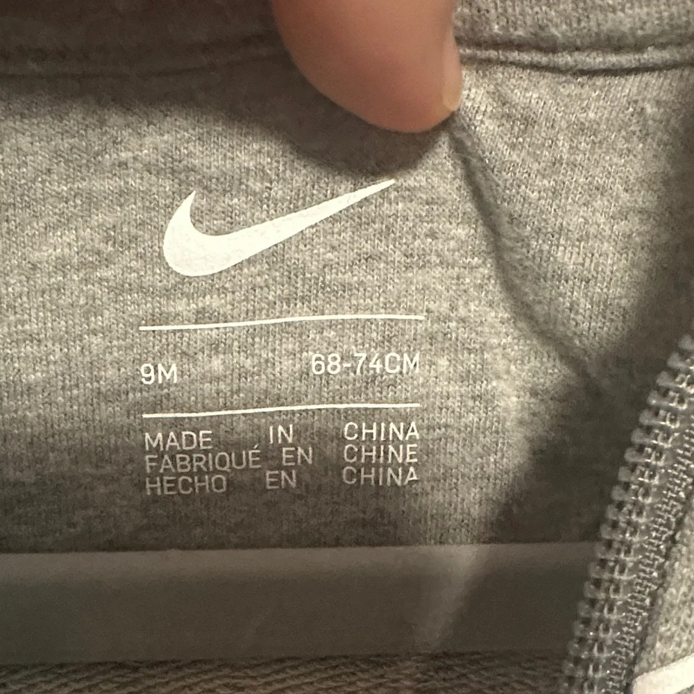 Nike Kids Gray Hooded Zip Up